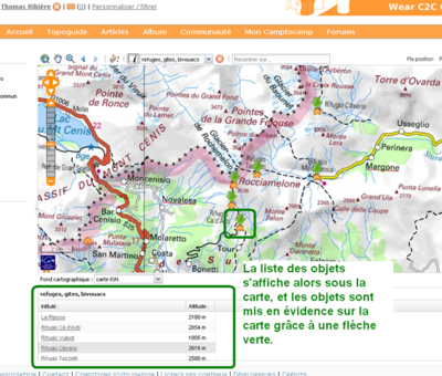 [carte/carto] Faire une liste  4
