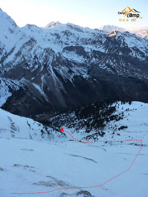 Cirque de Gavarnie - Secteur Torrent des Druides - Redescente par le vallon des Rochers Blancs Cirque de Gavarnie - Secteur Torrent des Druides - Redescente par le vallon des Rochers Blancs