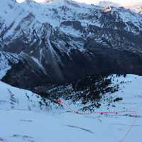 Cirque de Gavarnie - Secteur Torrent des Druides - Redescente par le vallon des Rochers Blancs