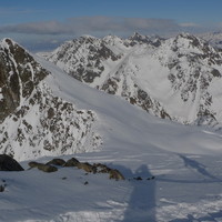 Arrivée au sommet du Rocher Blanc