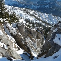 Steep slope on the way to Risserkogel