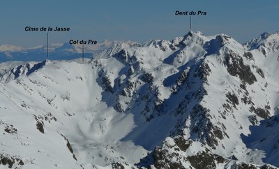 Du côté de la Dent du Pra Du côté de la Dent du Pra