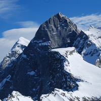 Il Pizzo Badile versante W dal Il Cantaccio 2797 m.