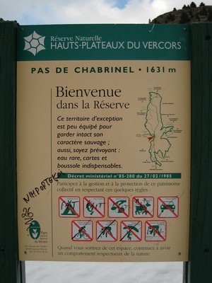 Au Pas de Chabrinel : "ça, c'est fait"...