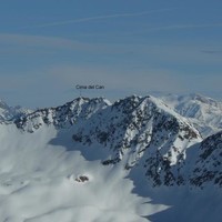 Cima del Can dalla cima del Monte Vago