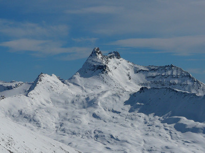 Pointe Foura (massif du Grand Paradis) vue depuis le col Leynir Pointe Foura (massif du Grand Paradis) vue depuis le col Leynir