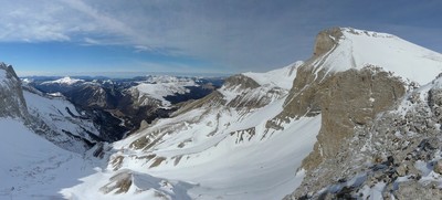 Au dessus du Vallon des Clausis