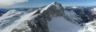le versant N des crêtes de la Rama le versant N des crêtes de la Rama