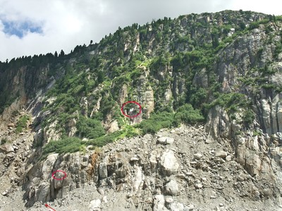 Echelles de montée à la Charpoua
