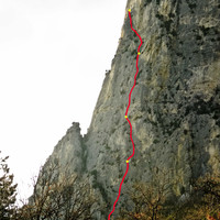Le tracé de Upmania