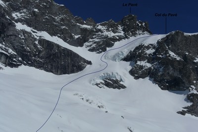 Col du Pavé - Versant W
