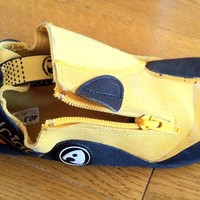 Chausson avec fermeture a glissiere