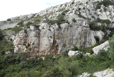 Alpinodrome, secteur de gauche (en arrivant)