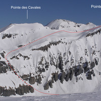 La pointe de la Finive depuis le Vieux Emosson