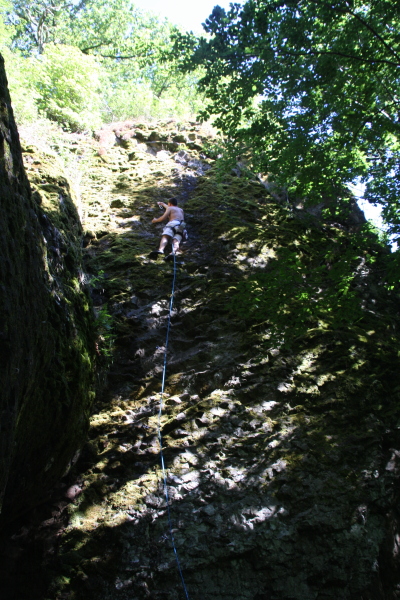 Escalade à Salins