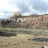 Le parking de Donnelly Canyon