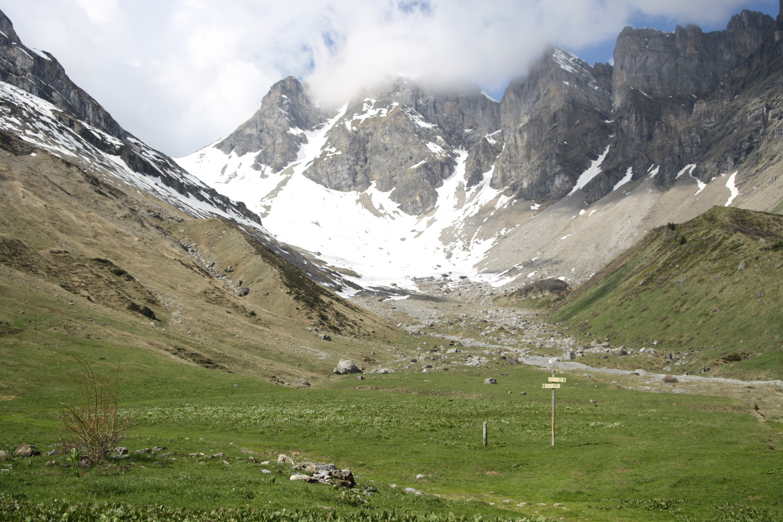 Traversée Mont Ferron Doran, repérage...