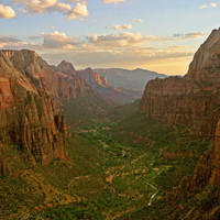 Le canyon de Zion, vu depuis Angel's Landing