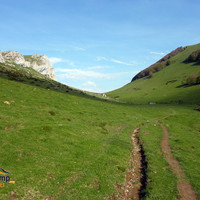 Casque du Lhéris - Faces SW et col du Lhéris depuis le vallon du Lhéris