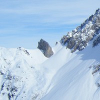 Vue depuis la combe du col du Vallon