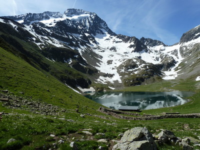 Roche, Refuge et lac de la Muzelle