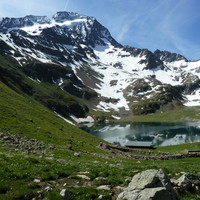 Roche, Refuge et lac de la Muzelle