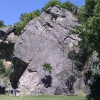 Dalle des Vaudois à Dorénaz