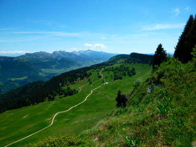 Vue de la crête de la Molière, coté Sud Vue de la crête de la Molière, coté Sud
