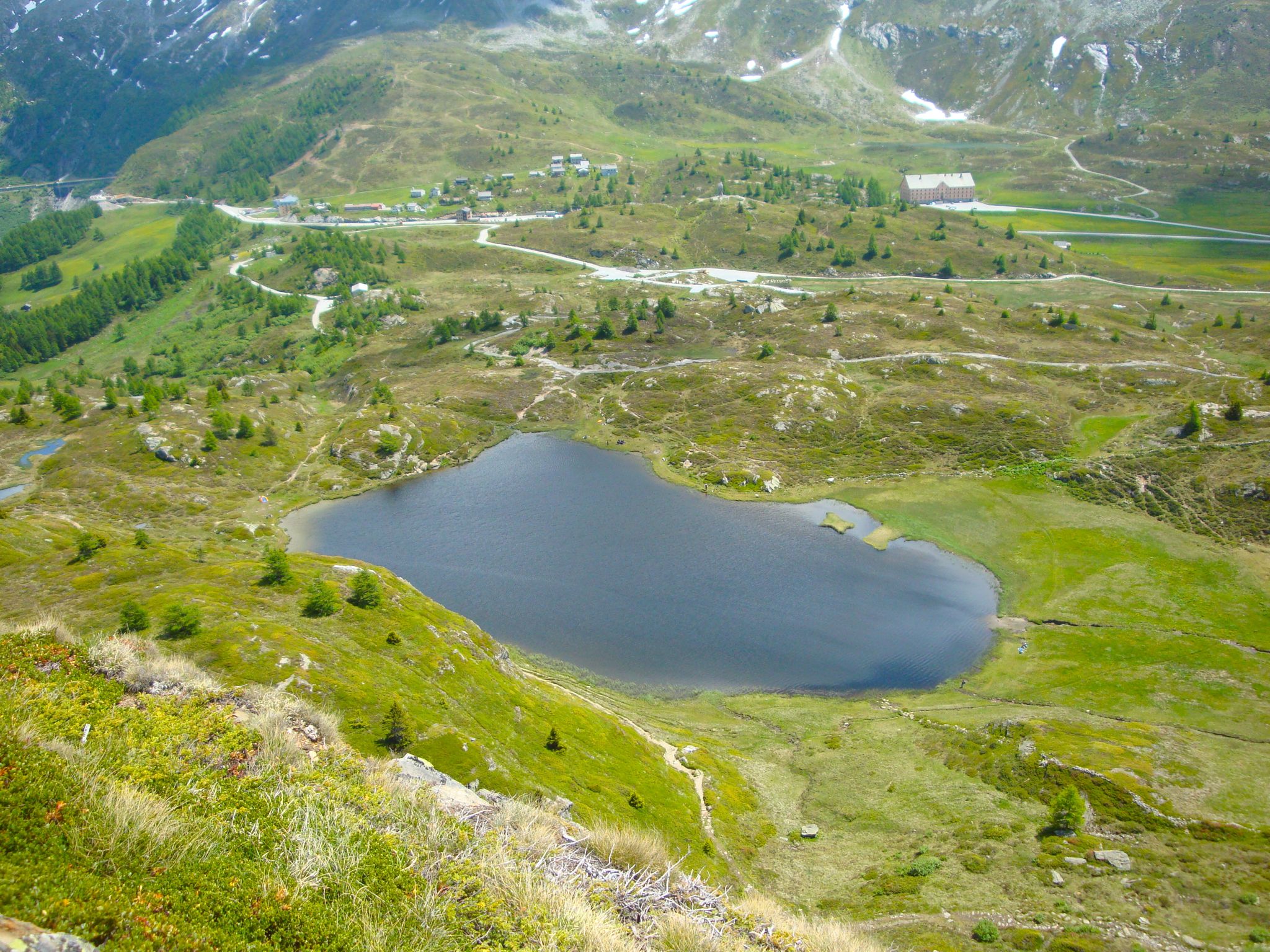 Hopschusee, tout près du col du Simplon