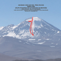 Ruta cara sur Nevado Tres Cruces