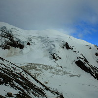 Weissmies: vue de la cabane Hohsaas