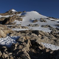 Petit Mont Blanc, depuis le bivouac du même nom