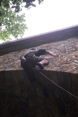 P2 N-NW/Gilles dans la "Sans Nom (7A+)"