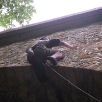 P2 N-NW/Gilles dans la "Sans Nom (7A+)"