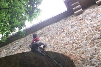 P2 N-NW/Emmanuel  dans la "Sans Nom (7A+)"