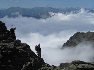 sur l'arête sud-ouest