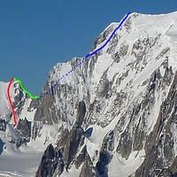 Parete N Aiguille Blanche e Cresta Peuterey