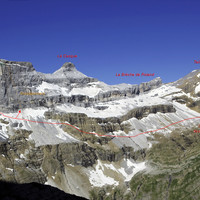 La Tour du Marboré - Accès Face Nord depuis Refuge des Sarradets