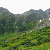 A gauche le Gros Béchar et bien à droite le couloir NW 