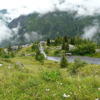 Petit et Grand Mont Blanc (Remoran fin de route en hiver)