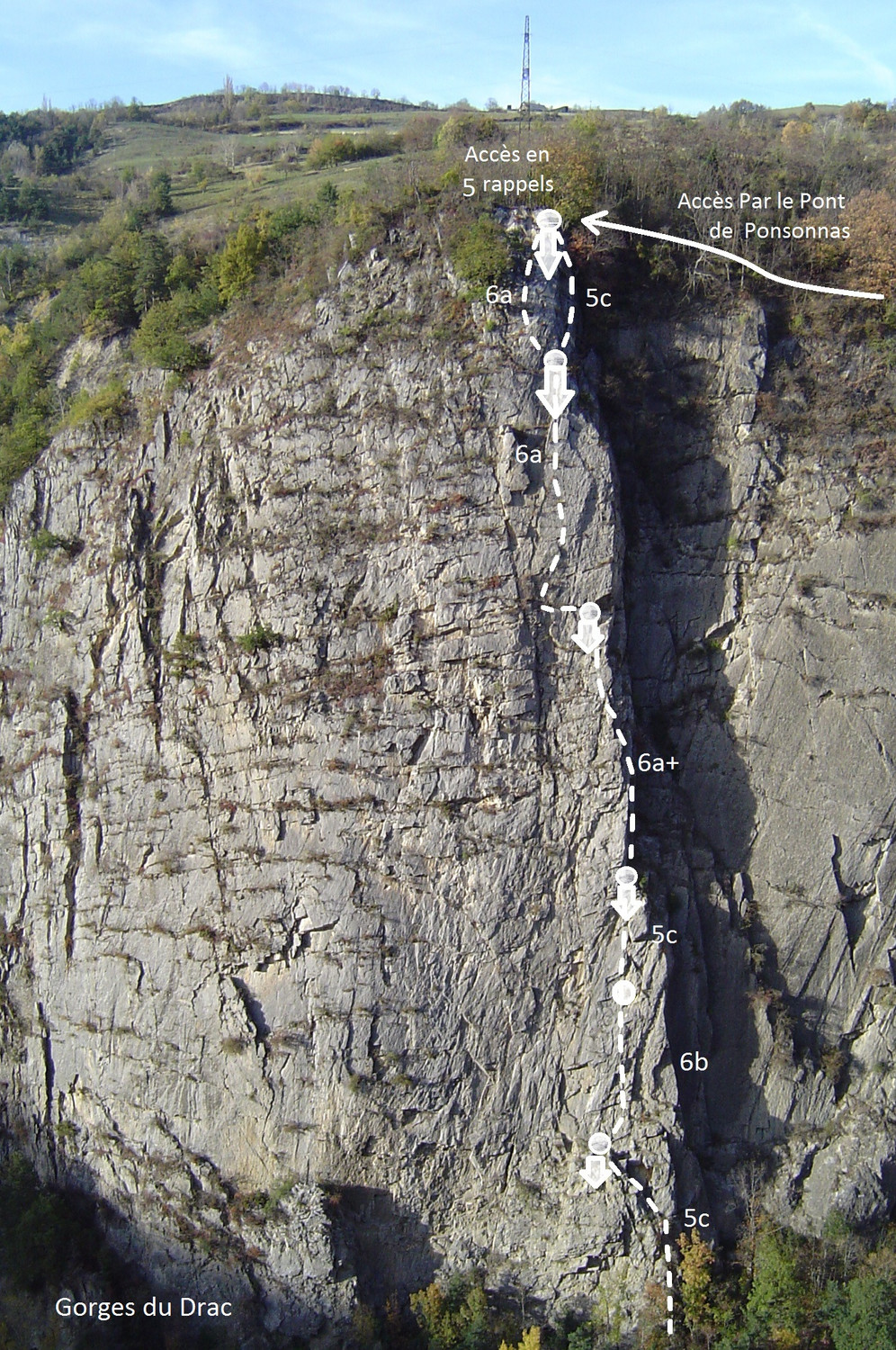 Gorges du Drac : Pilier des Épalus - Camptocamp.org