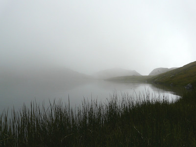 Lacs de Fenêtre au retour avant la pluie