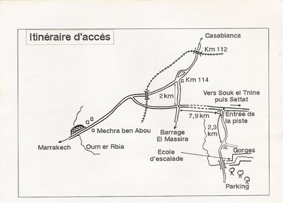 plan d'accès à Ain Belmesk plan d'accès à Ain Belmesk