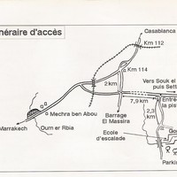 plan d'accès à Ain Belmesk