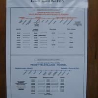 Horaires des navettes estivales Landry - Peisey