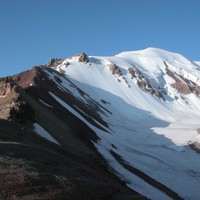 Pic Petrovski depuis la crête nord