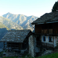 Peu avant Coumarial (val Gressoney)