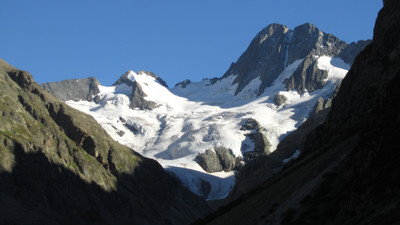 Les Bans et le glacier de la Pilatte