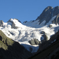Les Bans et le glacier de la Pilatte
