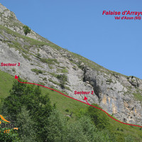 Val d'Azun - Falaise d'Arrayoulet
